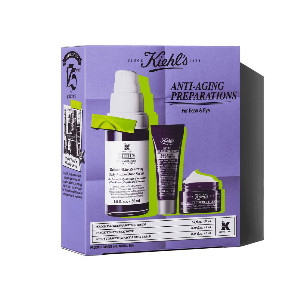 Kiehls Anti Aging Preparations Gift Set Face Eye