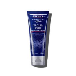 A 100ml tube of Kiehl's Facial Fuel Energizing Scrub against a white background.