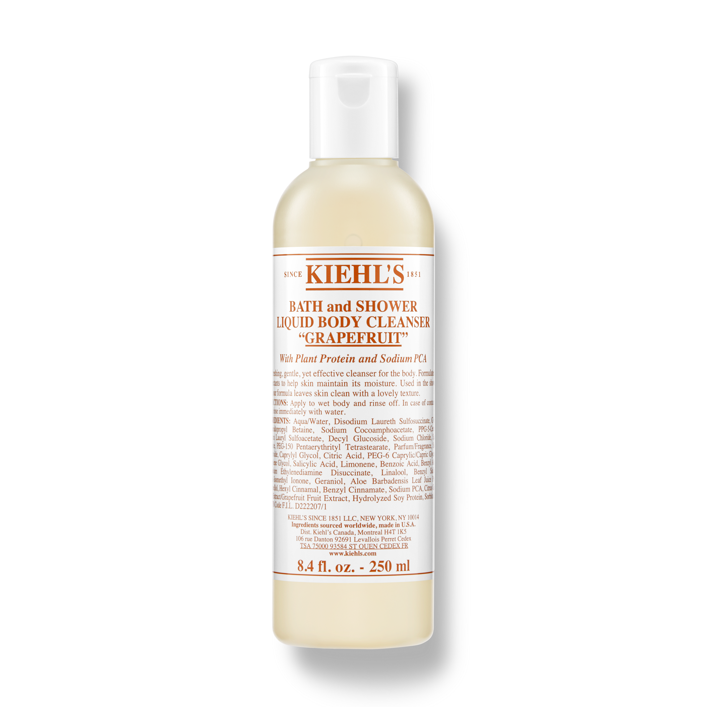 Refreshing Bath & Shower Liquid Body Cleanser Kiehl's UK