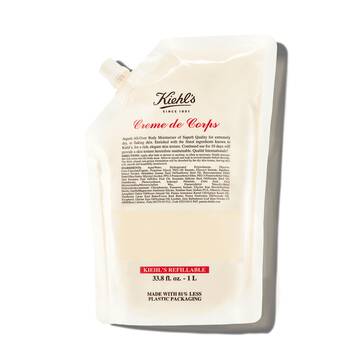 Bottle of Kiehl's Creme de Corps body lotion