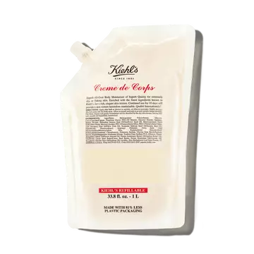 Bottle of Kiehl's Creme de Corps body lotion