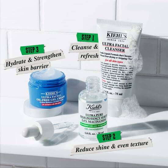 【有名人芸能人】 Kiehl's カレンデュラ ハイドレーションセット（Stop 3ステップ トライアルセット・サンプル