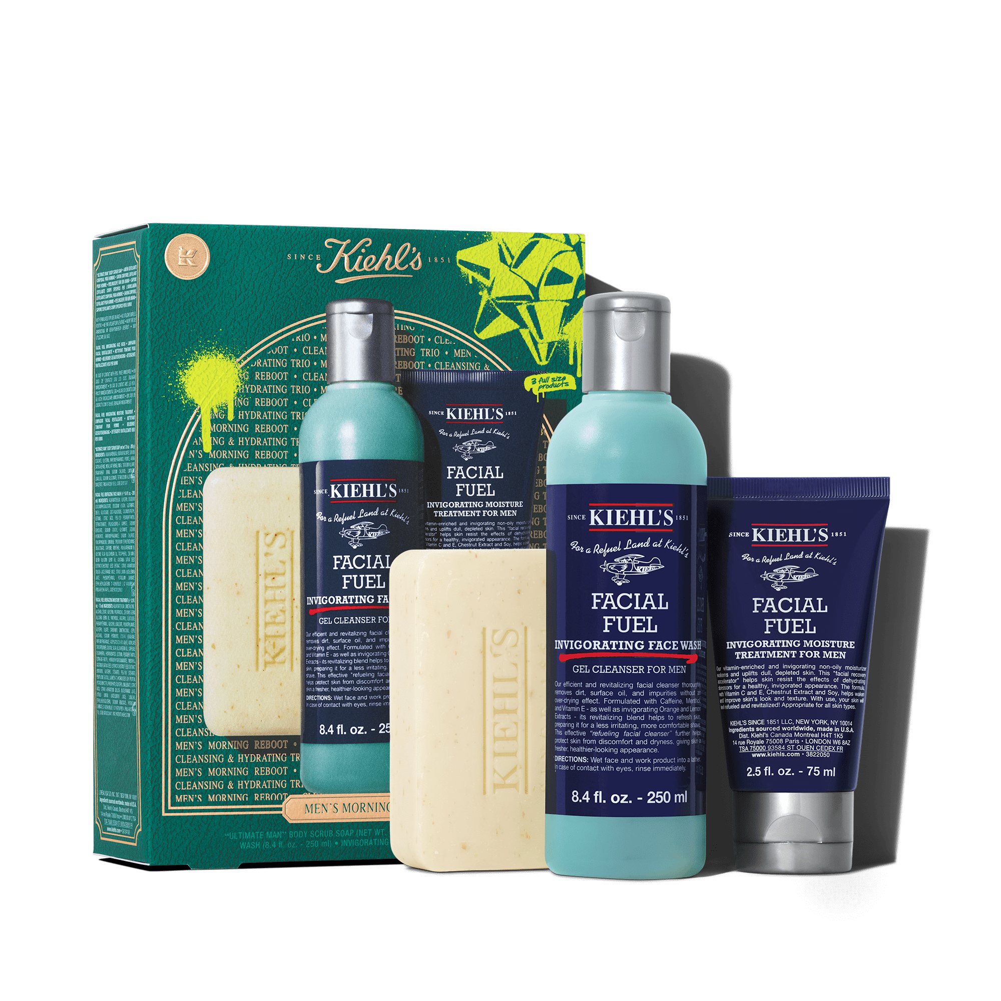 Men's Morning Reboot– Men's Skincare Gift Set –Kiehl's​ ​