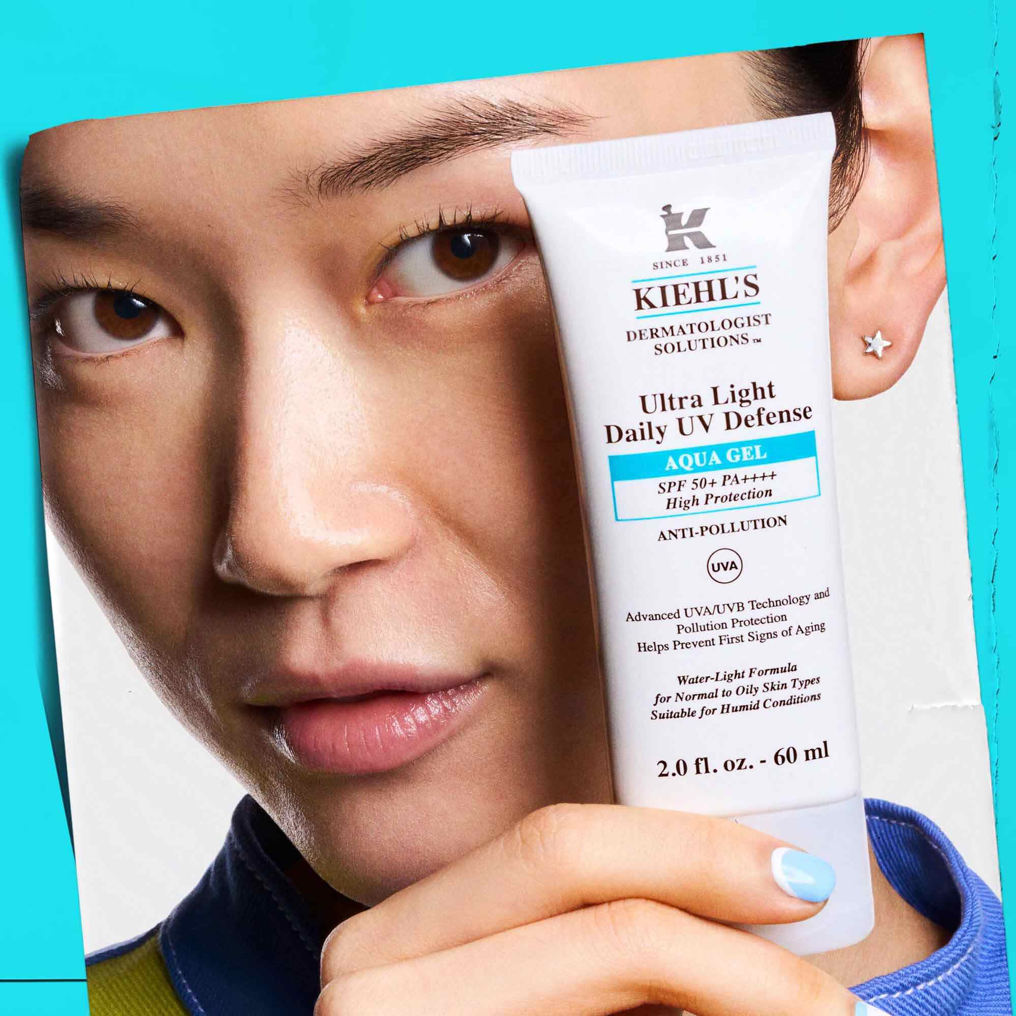 Ultra Light Daily UV Defense Aqua Gel SPF 50 | Sun Cream | Kiehl's UK