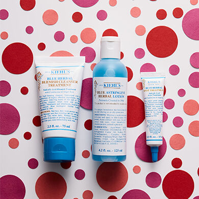 blue herbal blemish cleanser