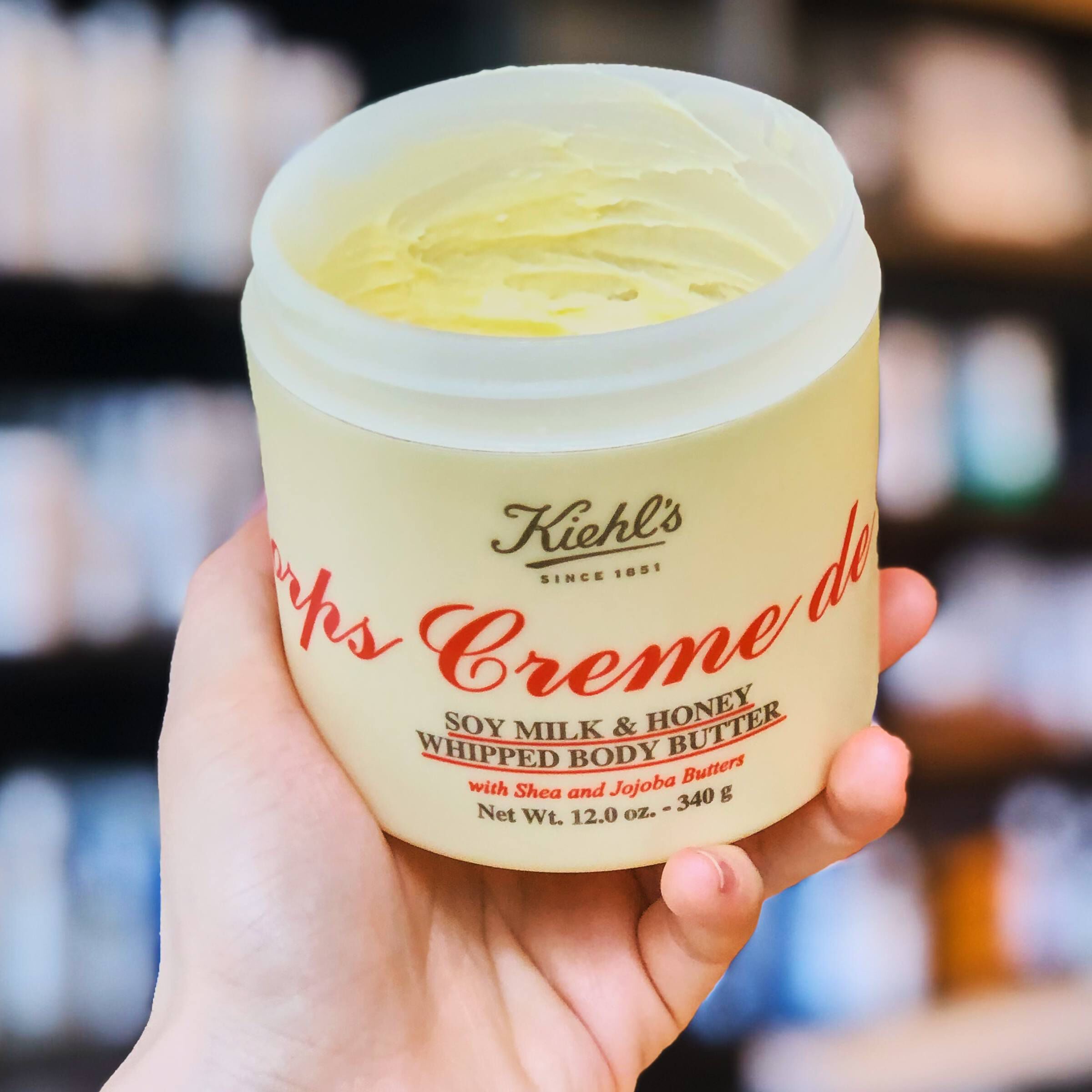 Creme de Corps Soy Milk Honey Whipped Body Butter Kiehl s UK