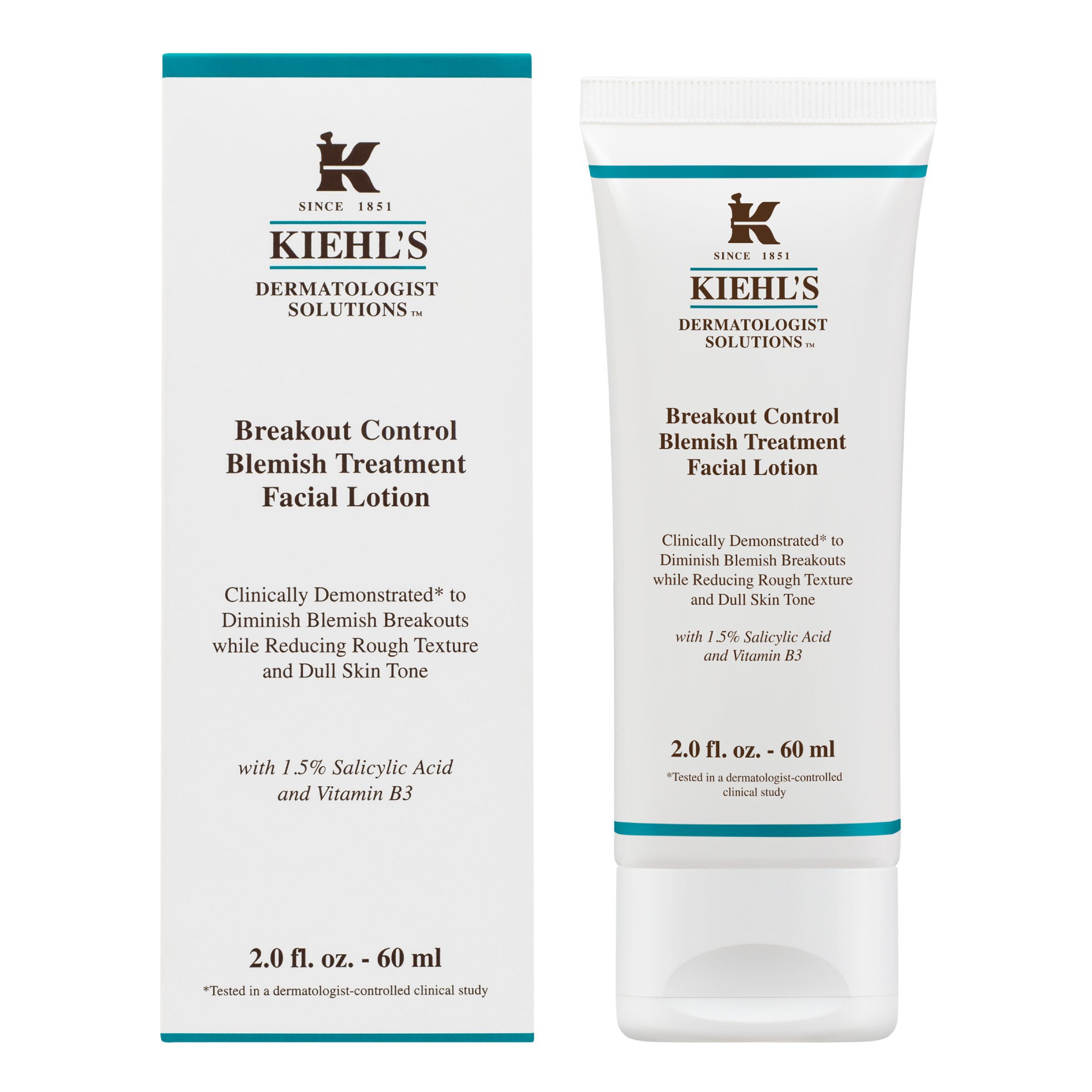 kiehl's breakout control blemish treatment facial lotion