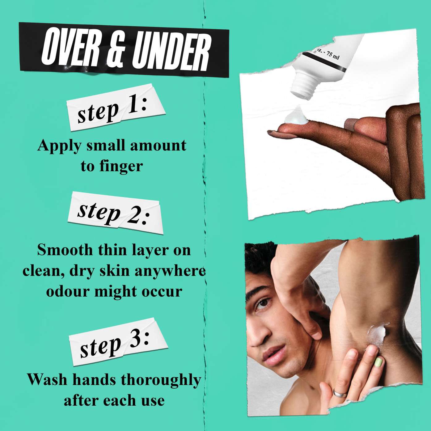 Closeup underwear photo – The Deodorant for Over & Under