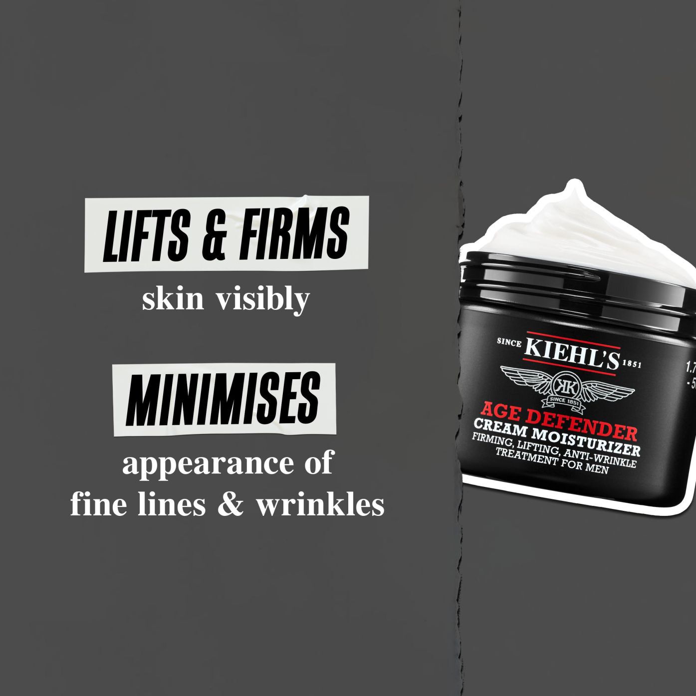 Age Defender Cream Moisturizer: Lifts & Firms skin visibly, minimizes appearance of fine lines & wrinkles.