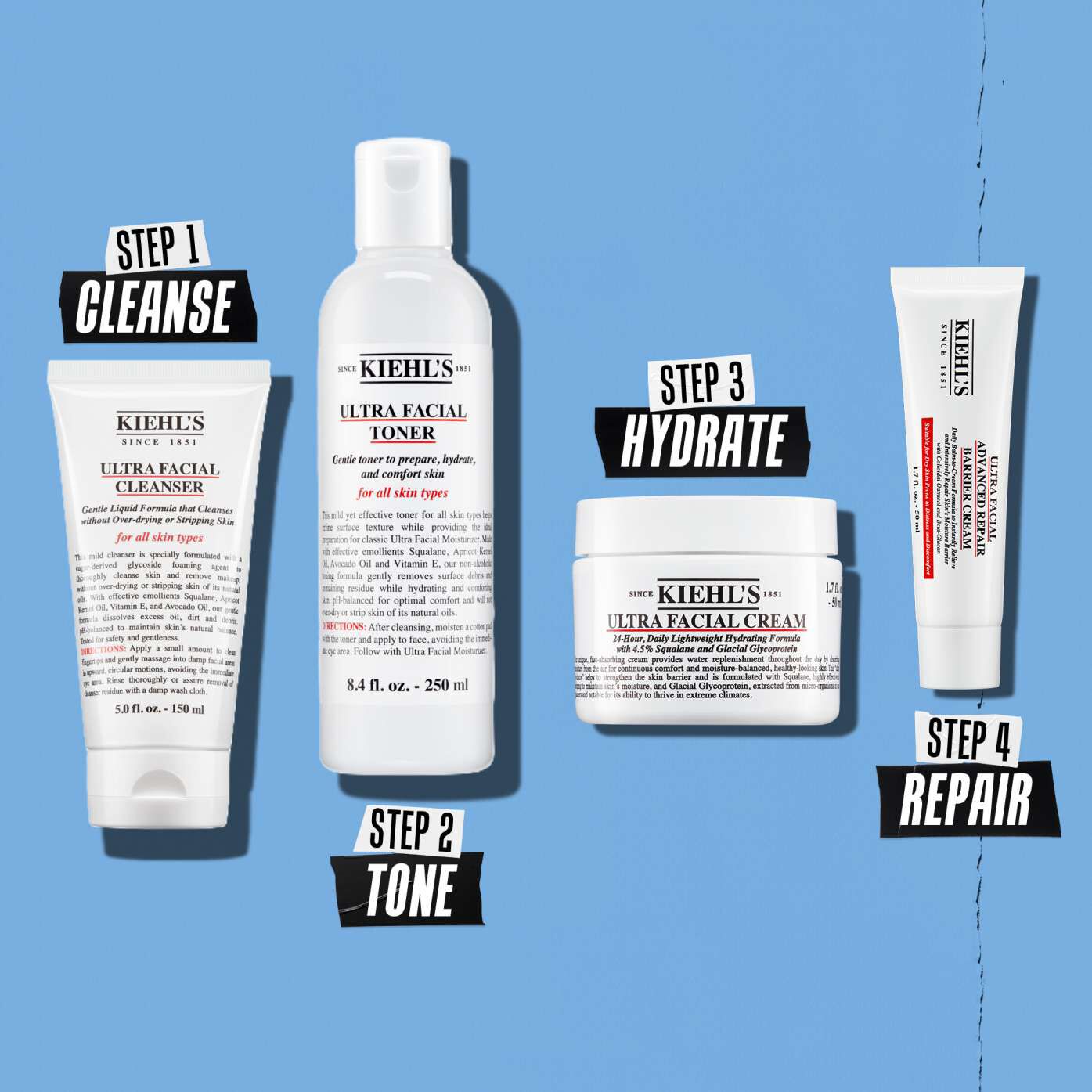 Ultra Facial Repair Barrier Cream | Lotion For Dry Skin | Kiehl's UK