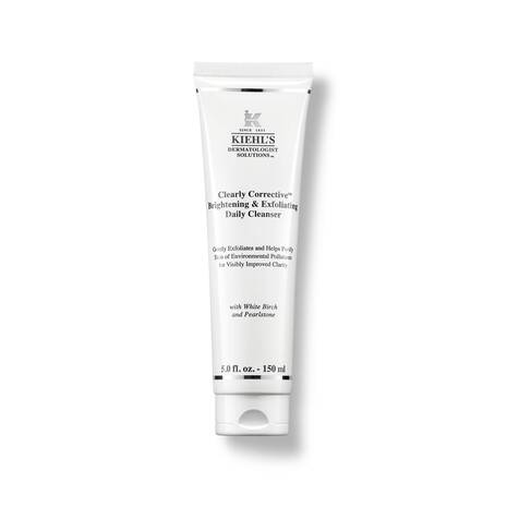 cleanser clearly corrective brightening exfoliating kiehl