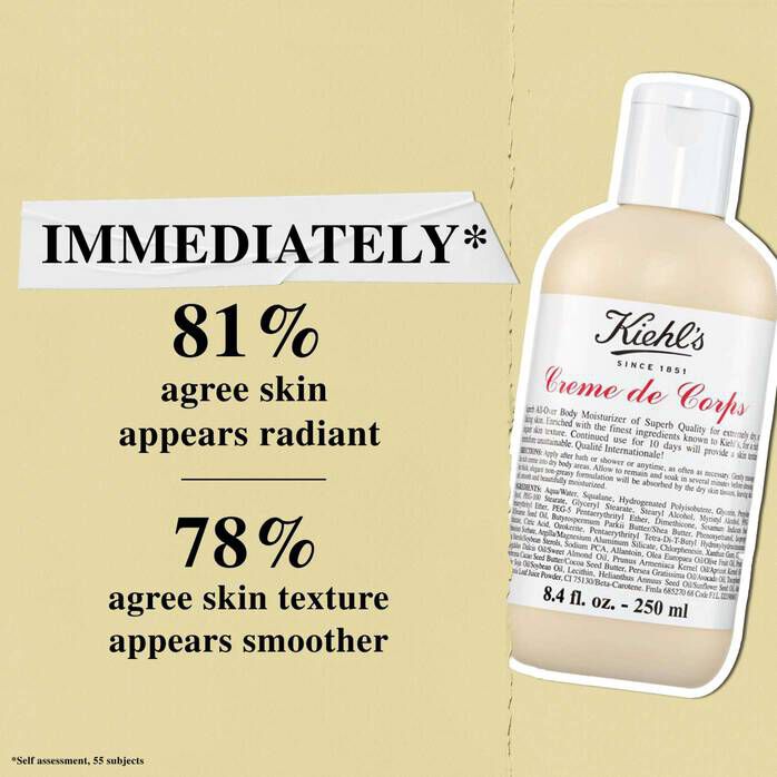 Promotional shot showing Kiehl’s Retinol Skin Renewing Daily Micro-Dose Serum and Super Multi-Corrective Cream