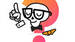 A cartoon skeleton wearing glasses and a bowtie raises a finger, surrounded by a colorful question mark.