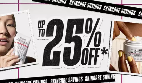 Enjoy up to 25% savings* on skincare icons
