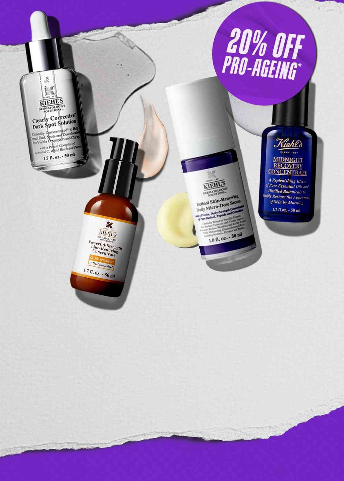 Try our targeted serums for less with 20% off pro-ageing