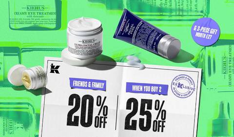 UP TO 25% OFF* 20% off or 25% off when you buy 2*. Plus, Loyalty members recieve a free gift with £80+**!