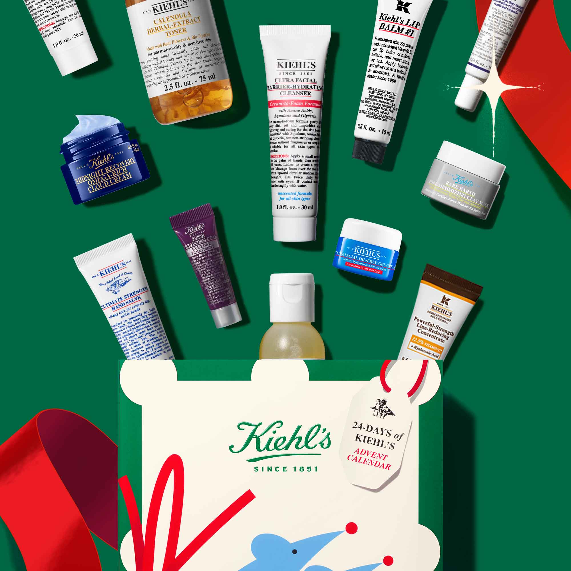 24 Days Of Kiehl's Advent Calendar — Kiehl's Skincare Holiday