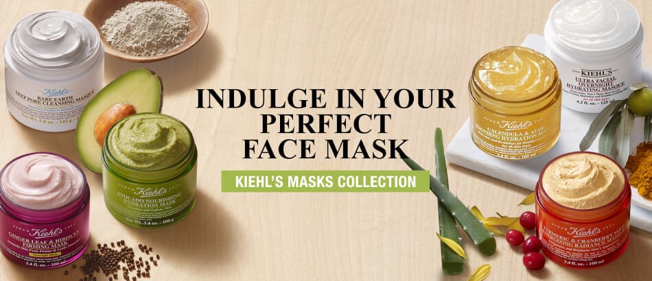 Indulge In Your Perfect Face Mask - Kiehls Masks Collection