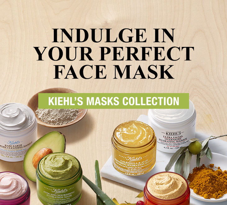 Indulge In Your Perfect Face Mask - Kiehls Masks Collection